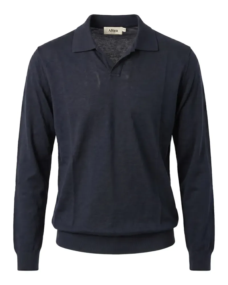 Altea Pullover mit Polokragen - Blau Blau