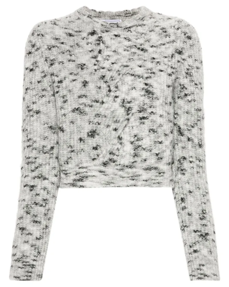Moschino Pullover mit geflochtenem Detail - Grau Grau