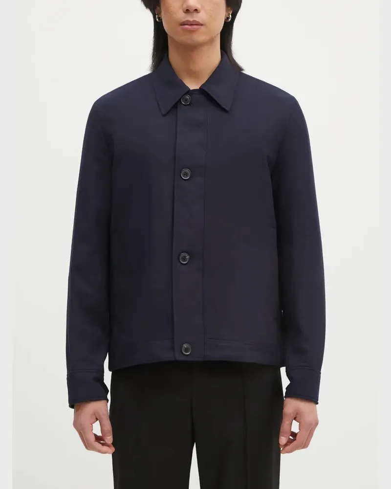 Paul Smith Hemdjacke mit Knopfverschluss - Blau Blau