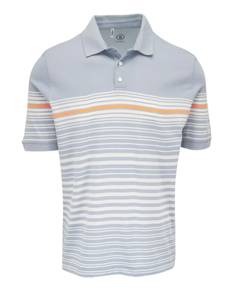 Bogner Jannes horizontal-stripe polo shirt - Blau Blau