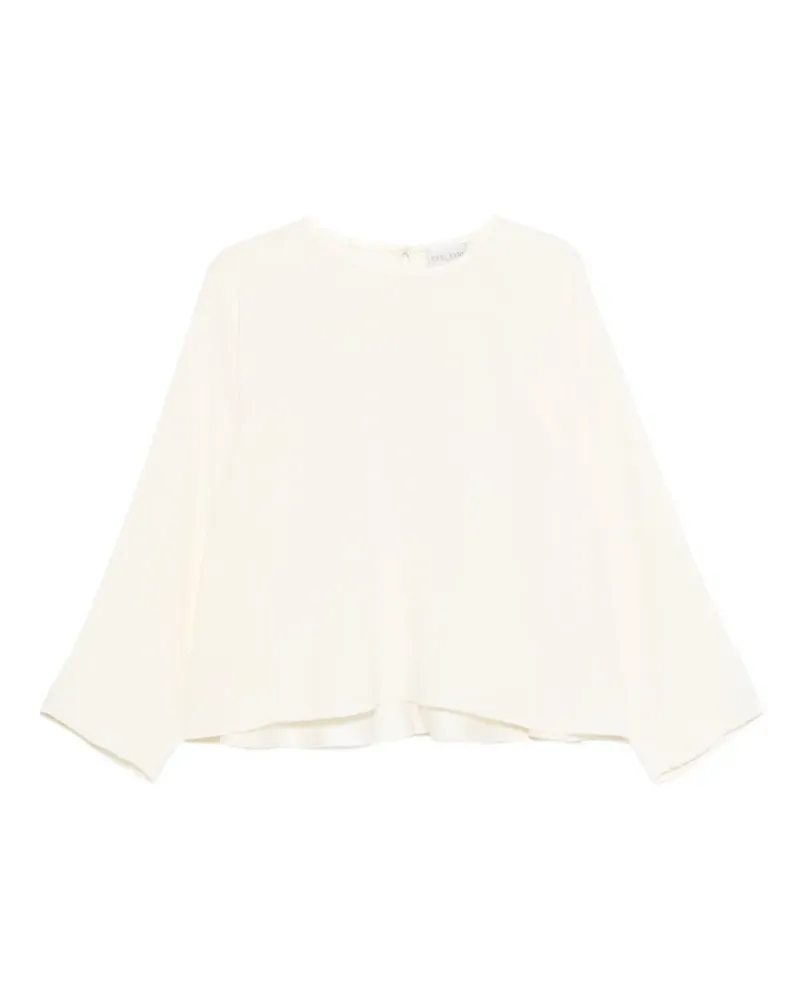 forte_forte Bluse aus Seide - Weiß Weiß