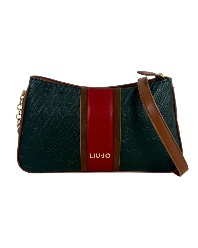 Liu Jo Kleine Umhängetasche mit Monogramm - Grün Grün