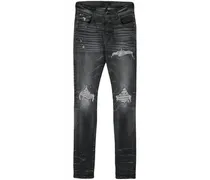 Tief sitzende Crystal MX1 Skinny-Jeans