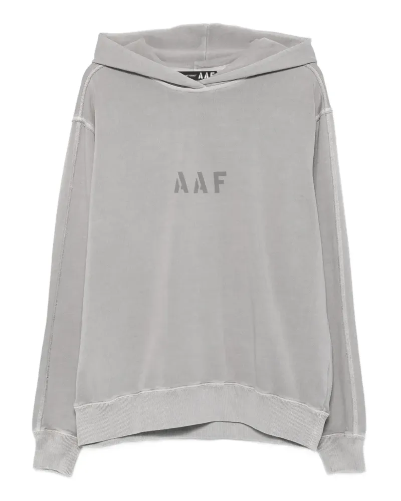 Applied Art Forms logo-print hoodie - Grau Grau