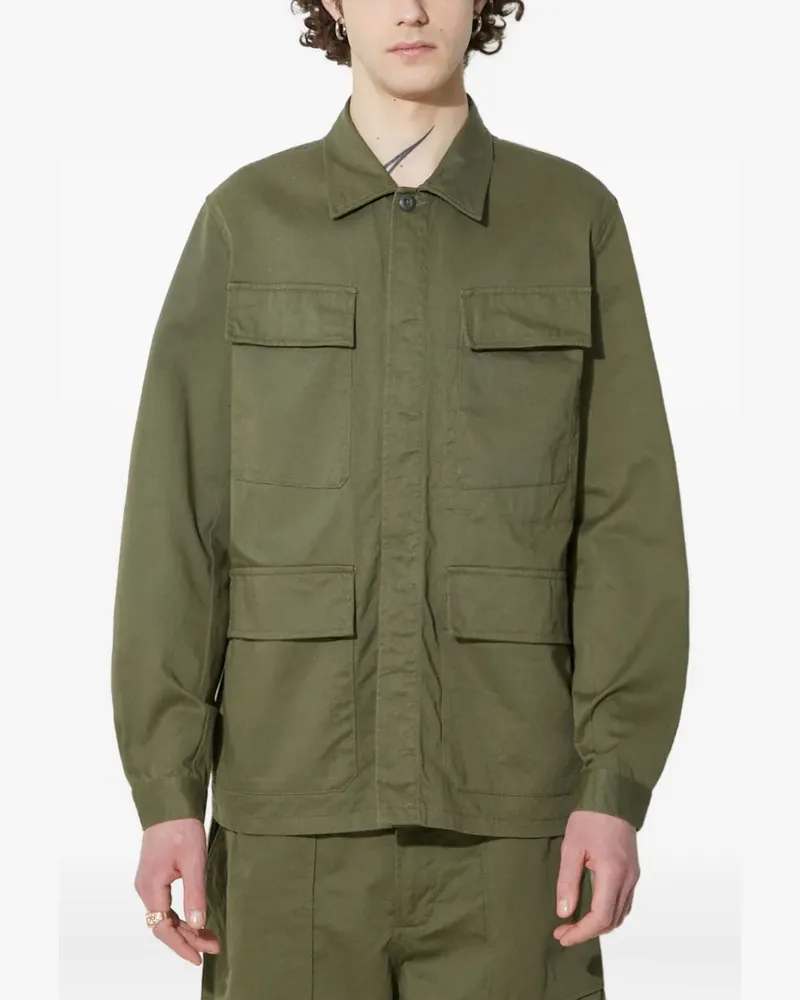 Universal Works Fatigue Jacke - Grün Grün