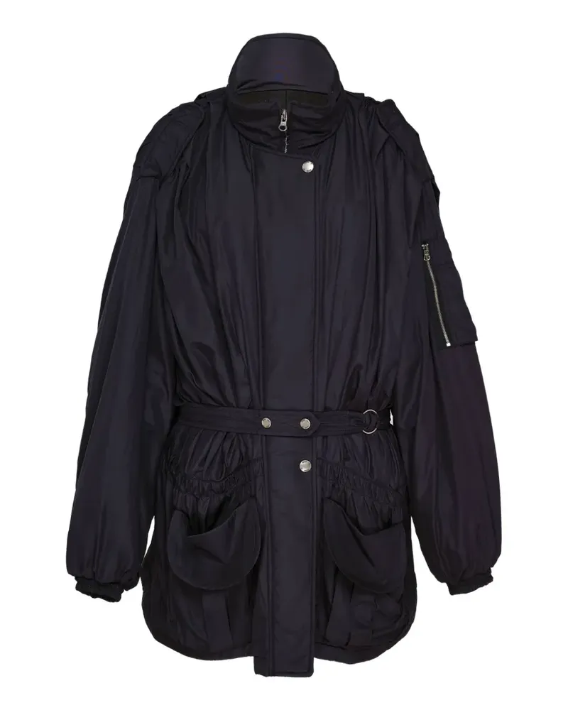 OPEN YY Jacke mit Gürtel - Blau Blau