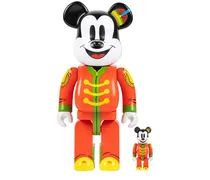 x Disney Mickey Mouse BE@RBRICK "The Band Concert" 100% und 400% Figuren-Set