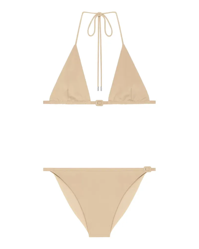 Courrèges Bikini mit Schnallendetail - Nude Nude