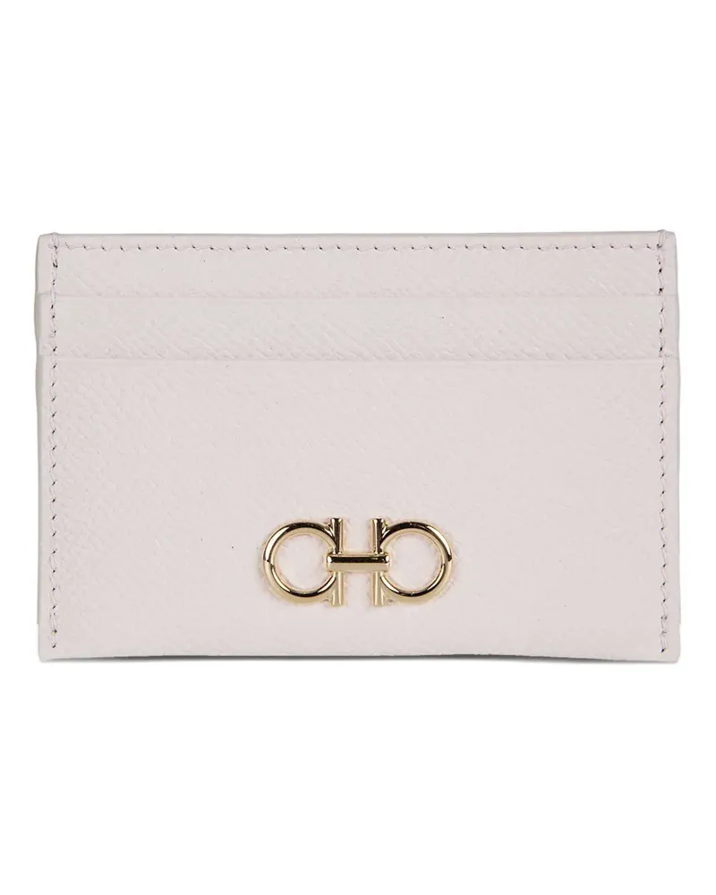 Ferragamo Gancini leather cardholder - Rosa Rosa