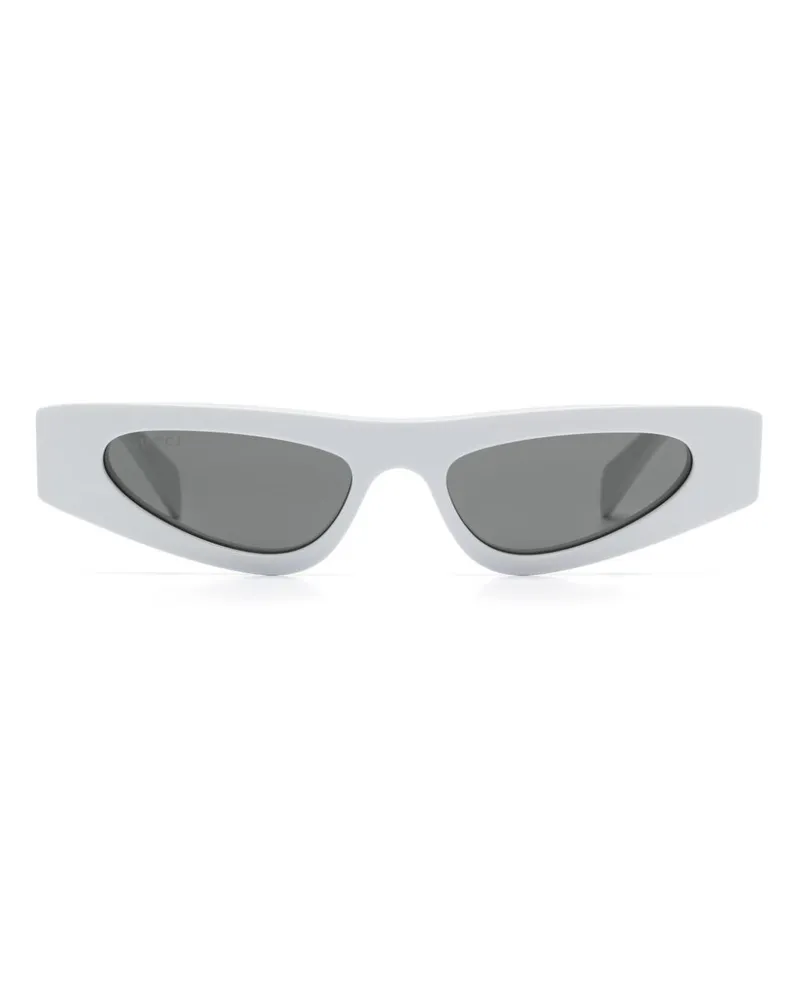 Gucci Sonnenbrille mit Cat-Eye-Gestell - Weiß Weiß