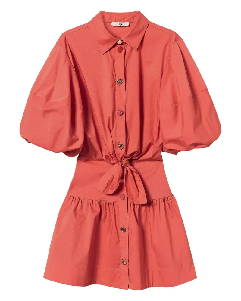 Twin-Set Kleid aus Baumwollgemisch - Orange Orange