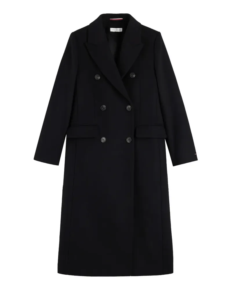 Tommy Hilfiger double-breasted coat - Schwarz Schwarz