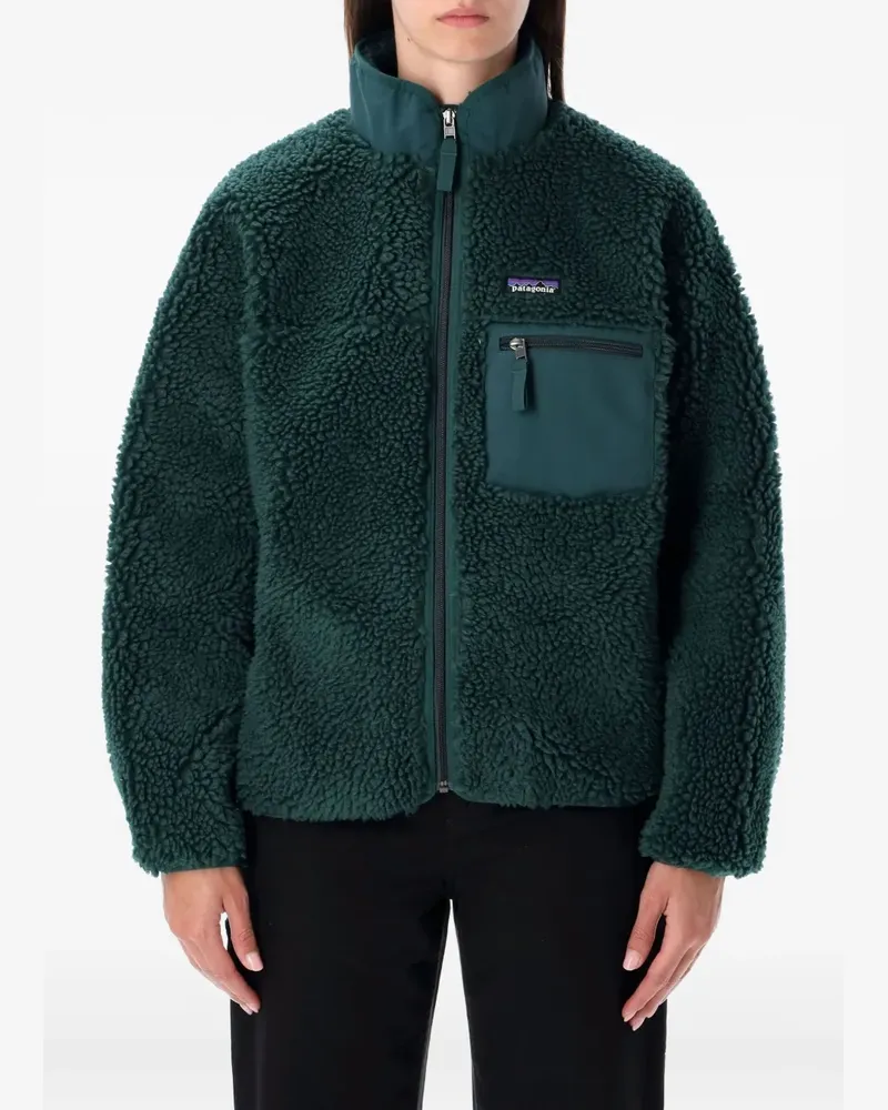 Patagonia fleece zip-up jacket - Grün Grün