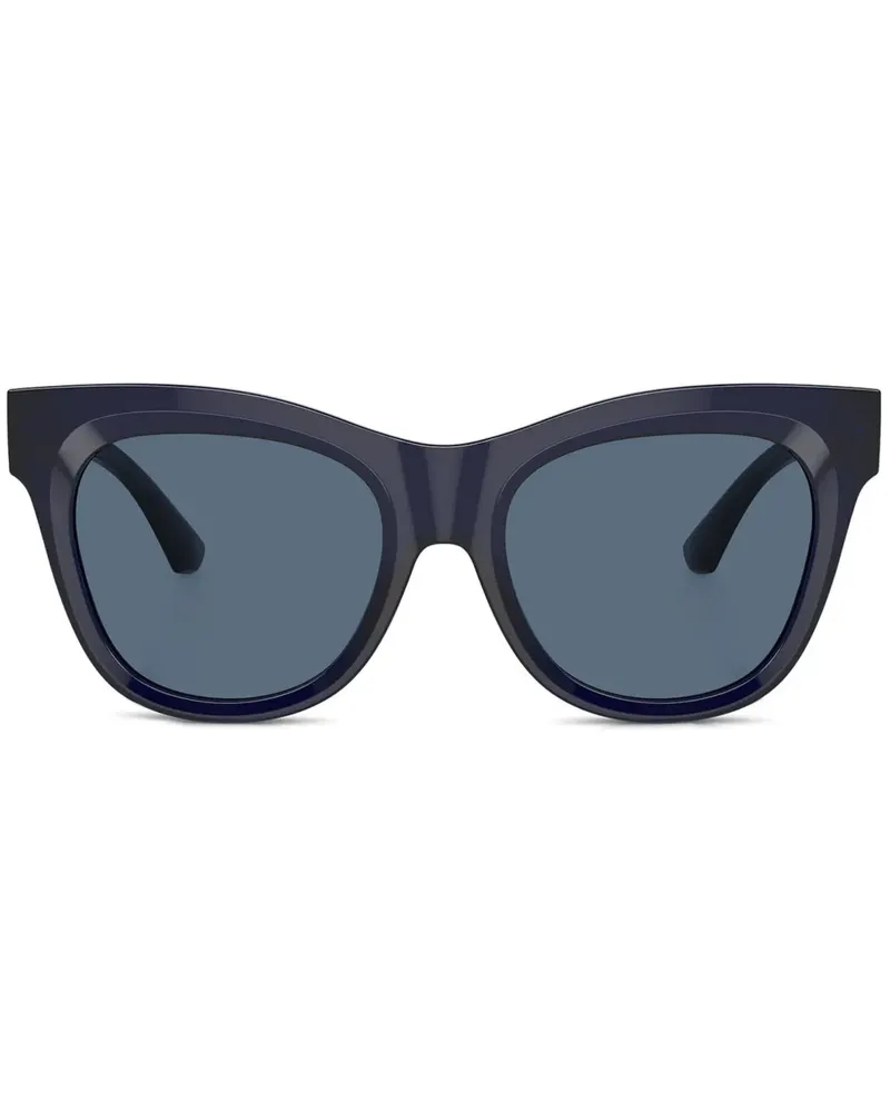 Burberry Sonnenbrille mit Logo-Schild - Blau Blau