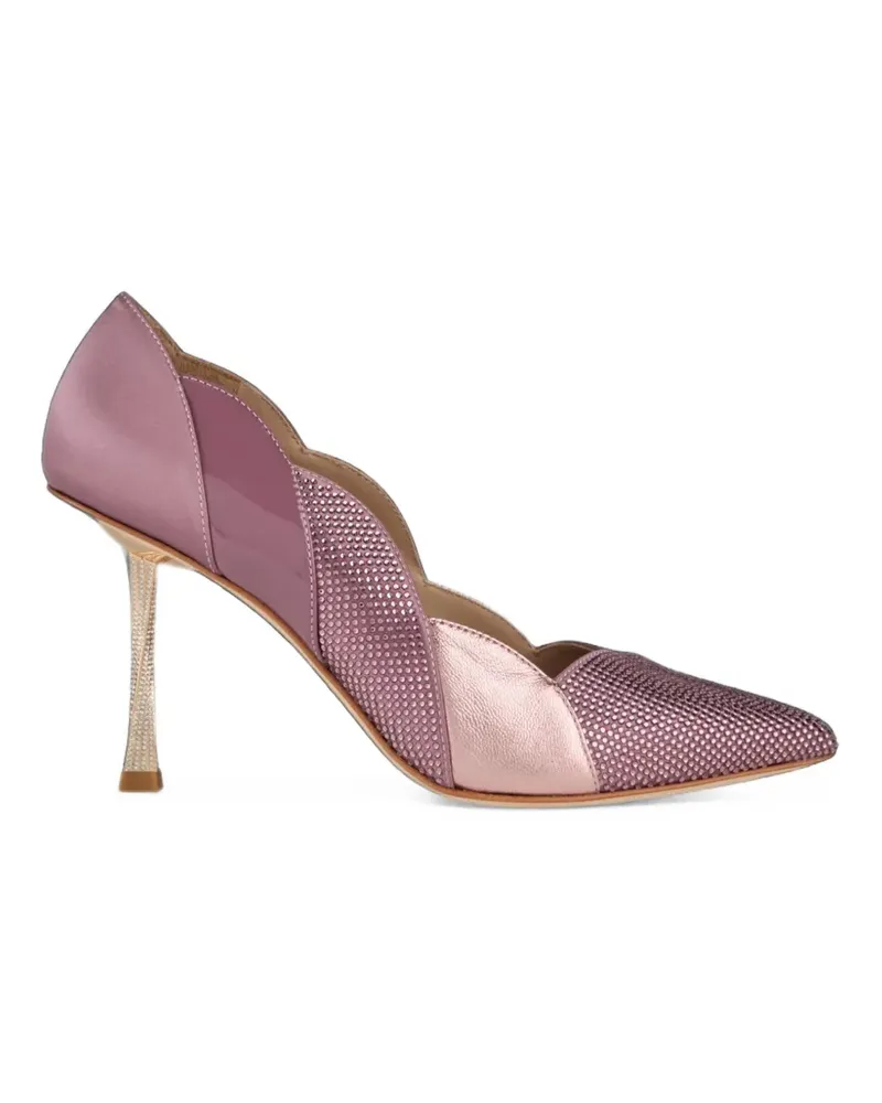 Kat Maconie Spitze Divina Pumps mit Kristallen - Violett Violett