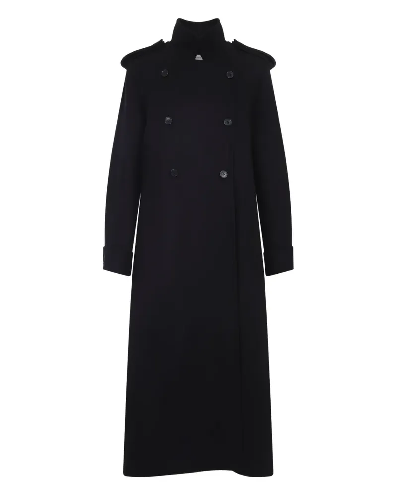 KHAITE wool double-breasted coat - Schwarz Schwarz