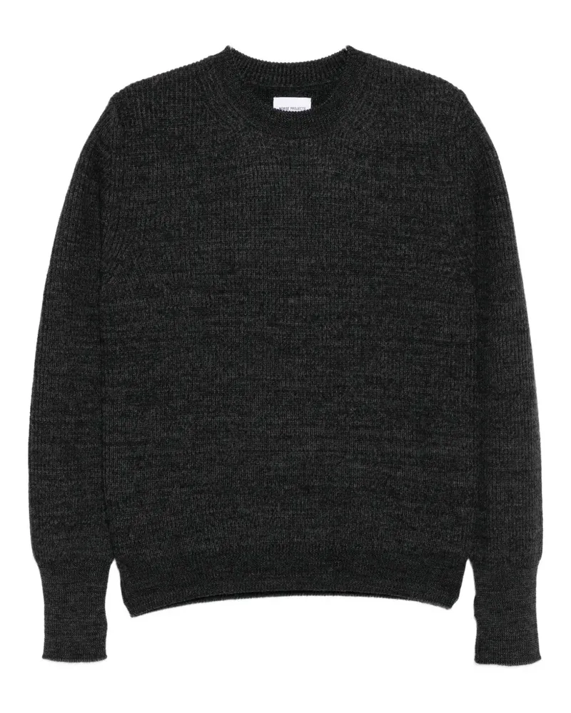 Norse Projects Gebürsteter Birnir Pullover - Grau Grau