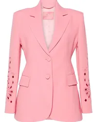 Ermanno Scervino Einreihiger Blazer mit Cut-Outs Rosa