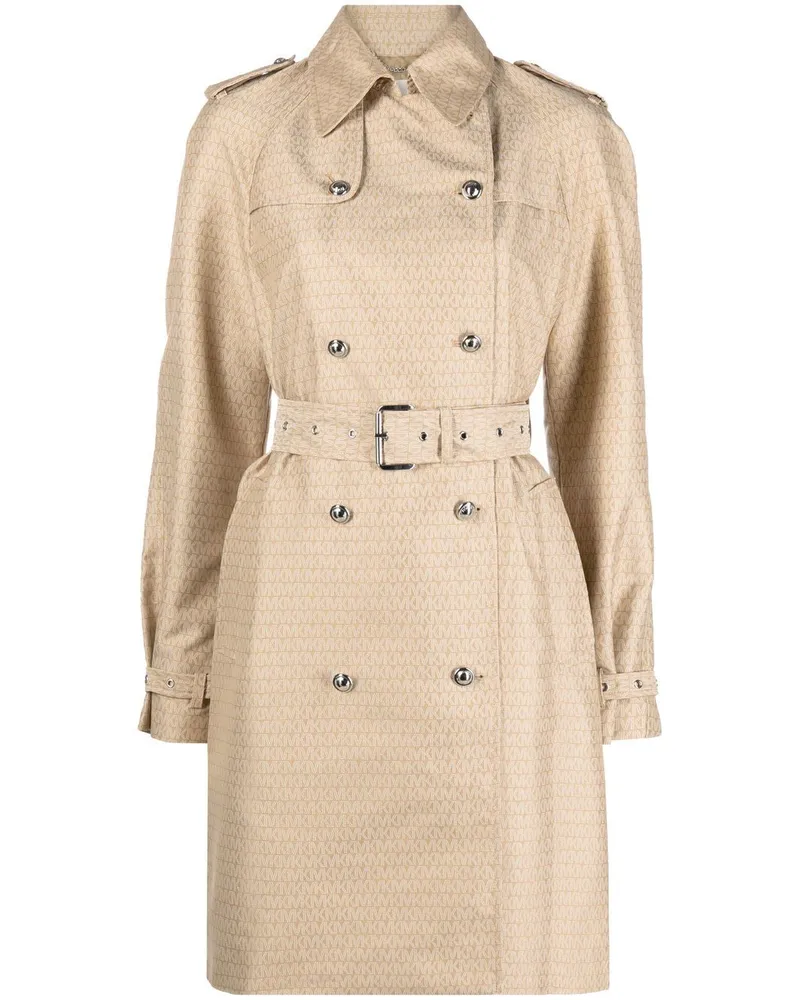Michael Kors Trenchcoat mit Gürtel - Nude Nude