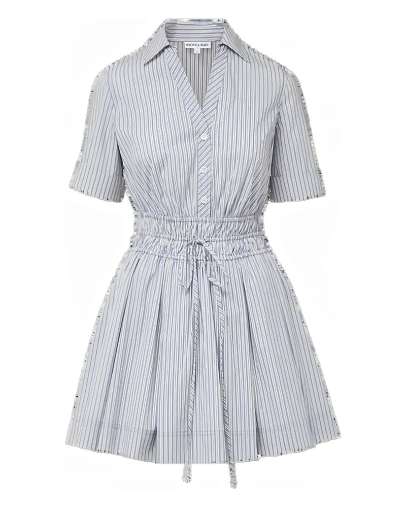 Veronica Beard Gestreiftes Susan Kleid - Blau Blau