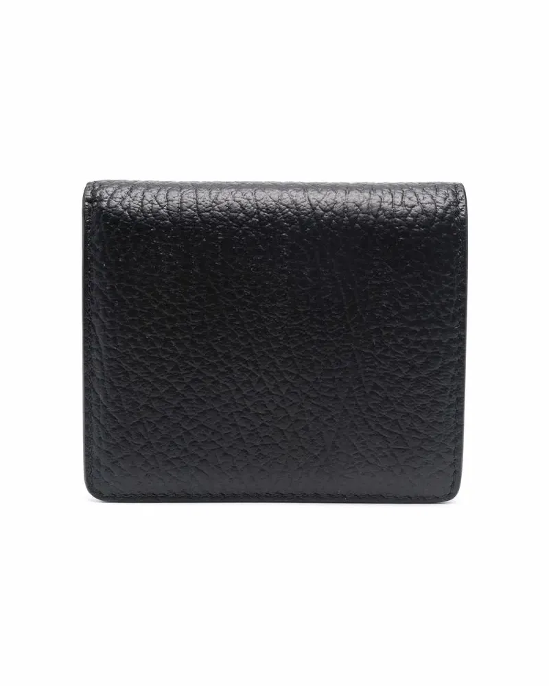 Maison Margiela Portemonnaie mit charakteristischen vier Nähten - Schwarz Schwarz