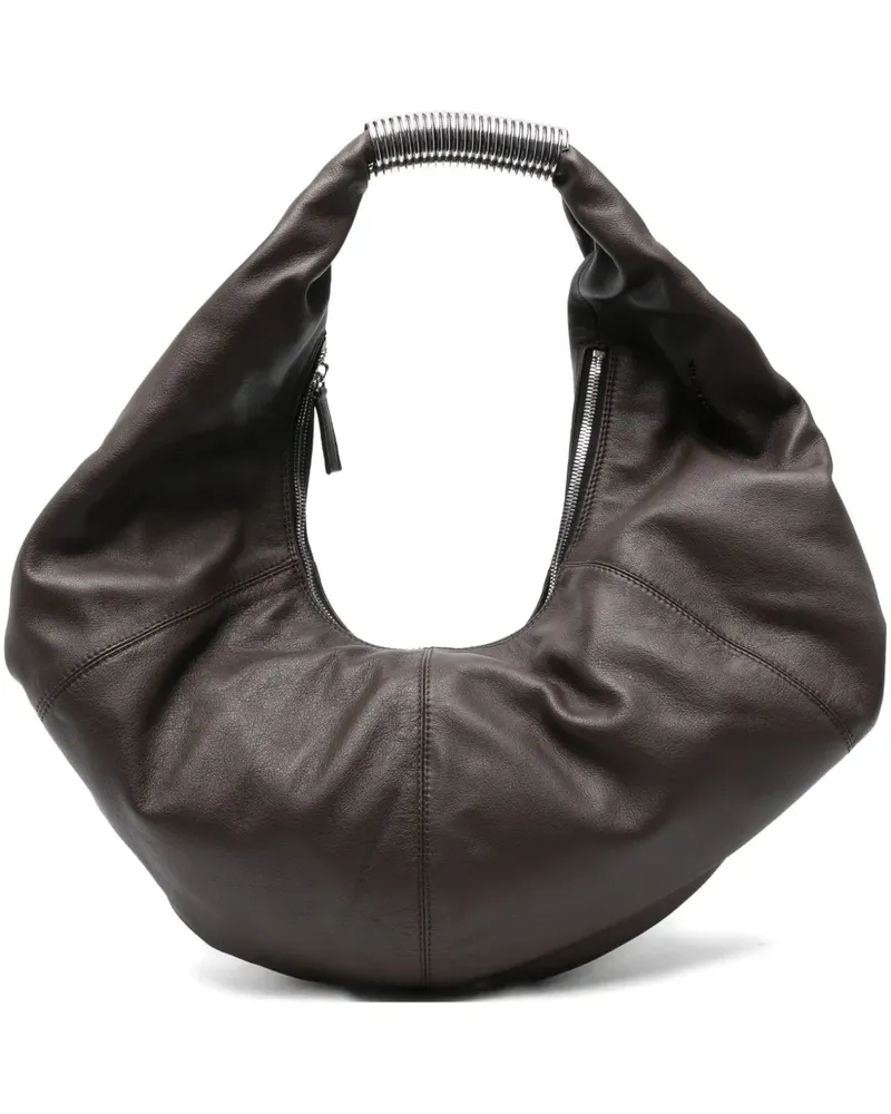 Vic Matié Handtasche aus Leder - Braun Braun