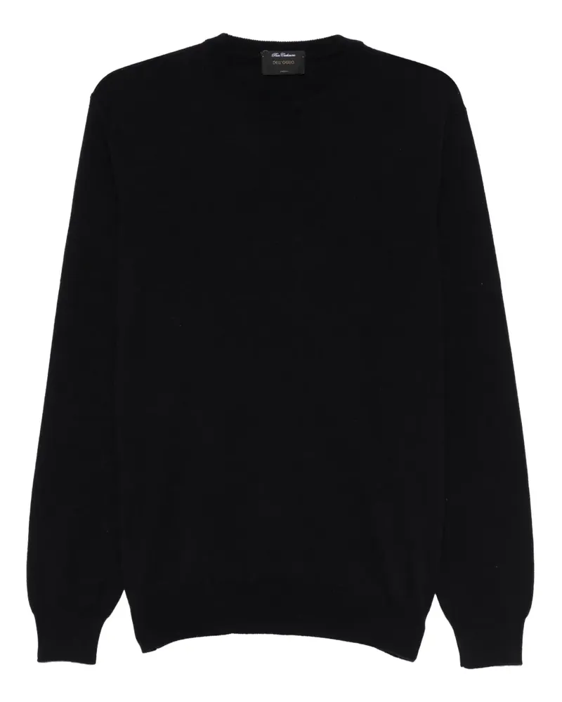 Dell'oglio Pullover mit Rundhalsausschnitt - Blau Blau