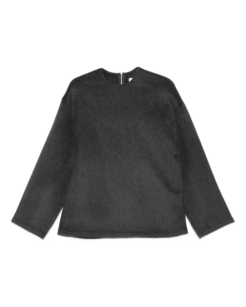 FRANKIE Shop Sweatshirt mit rundem Ausschnitt - Grau Grau