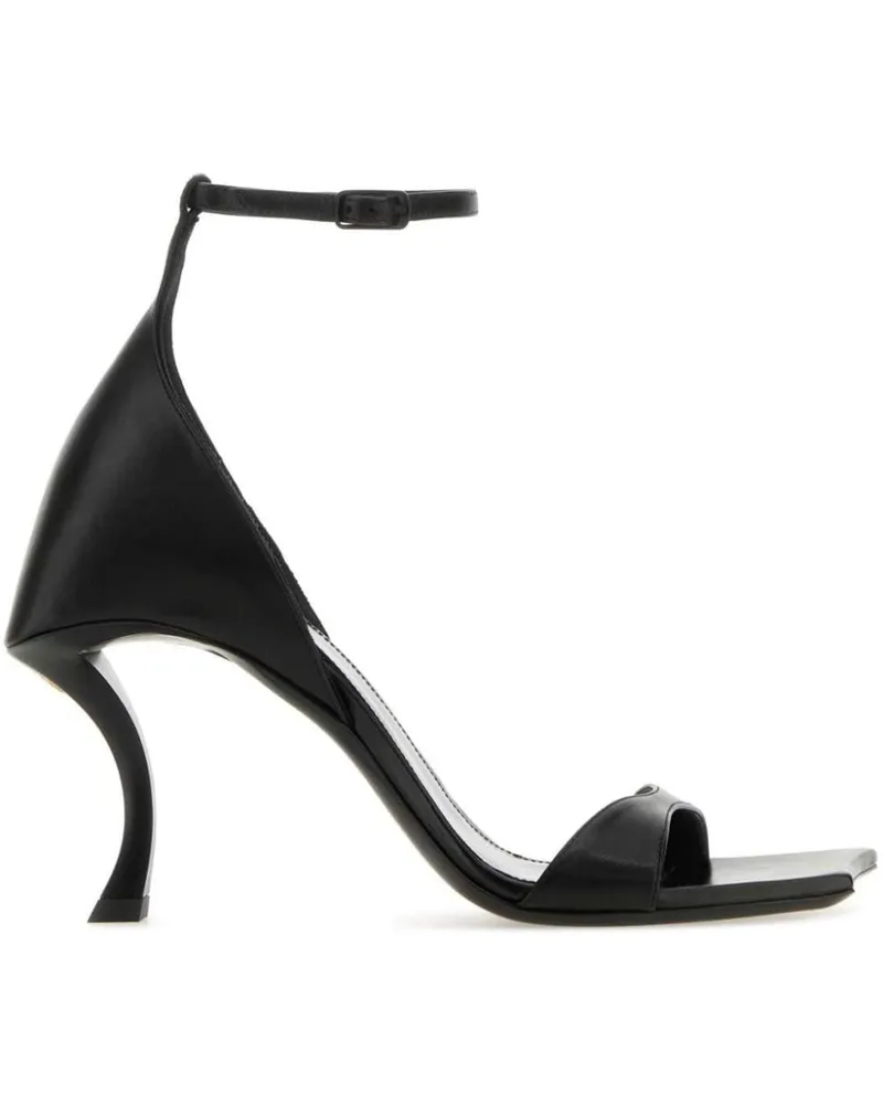 Balenciaga Hourglass Sandalen 100mm - Schwarz Schwarz