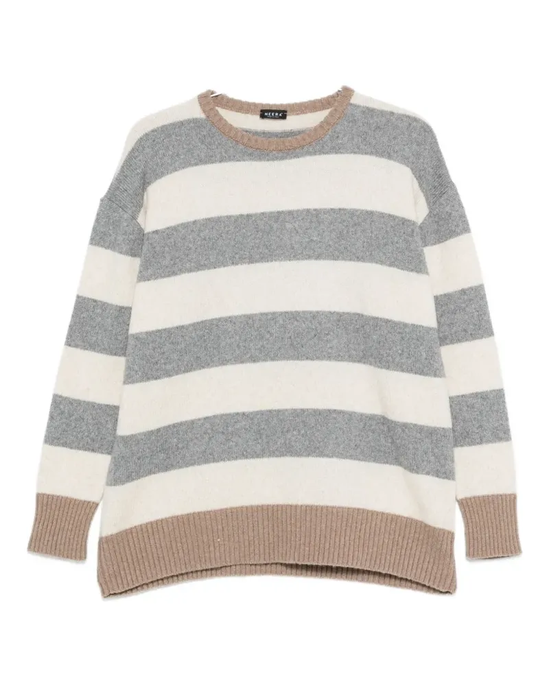 NEERA striped knitwear - Grau Grau