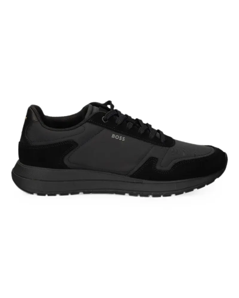 HUGO BOSS Sneakers mit Einsätzen - Schwarz Schwarz