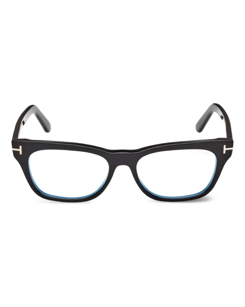 Tom Ford Brille mit eckigem Gestell - Schwarz Schwarz