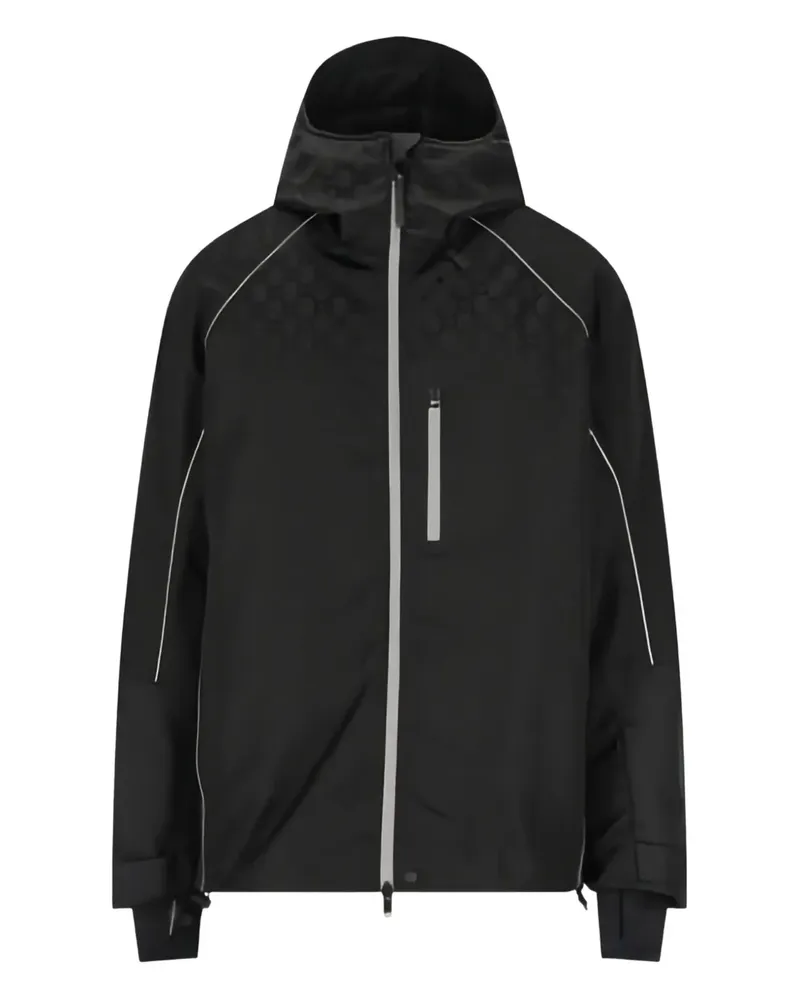 Gucci Kapuzenjacke mit Muster - Schwarz Schwarz