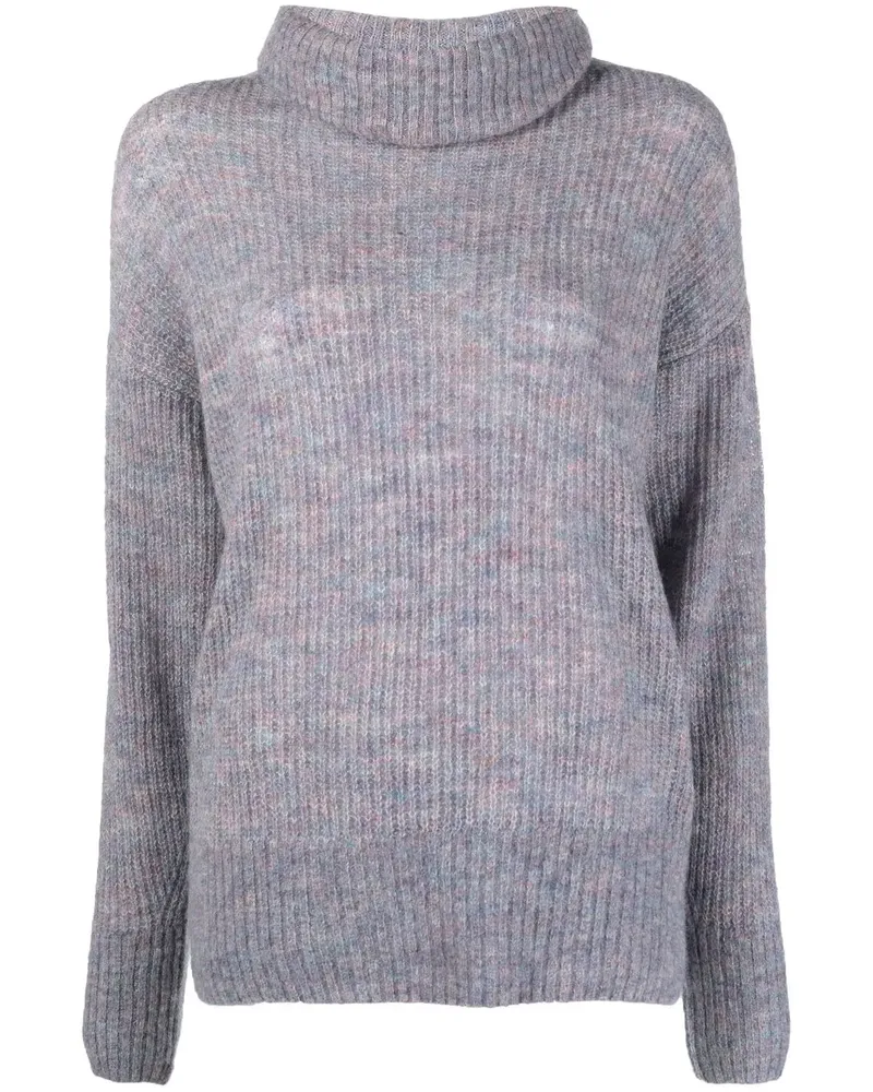IRO Gestrickter Rollkragenpullover - Violett Violett