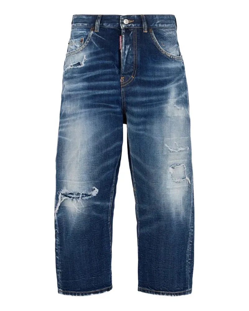 Dsquared2 Kawaii Jeans im Distressed-Look - Blau Blau