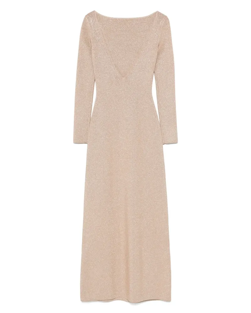 Max Mara Kleid mit U-Boot-Ausschnitt - Nude Nude