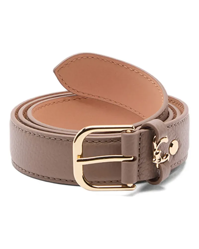 Coccinelle Metal Loop Schnallengürtel - Braun Braun