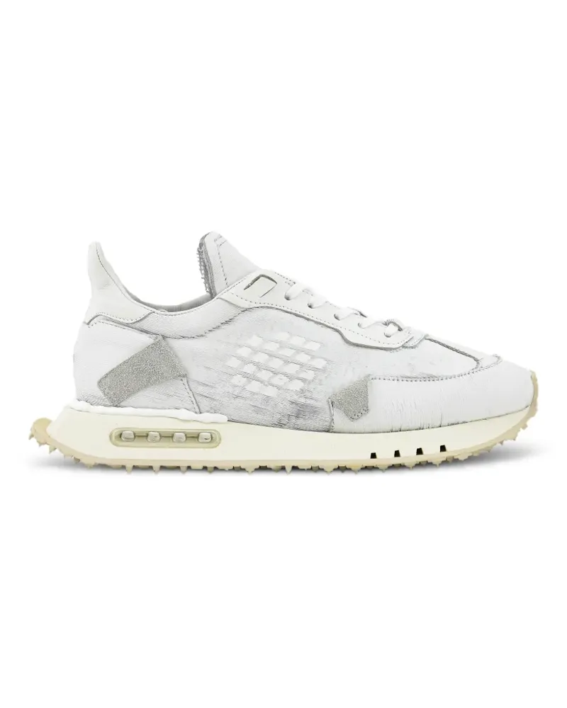BePositive Race LaserCut Sneakers - Weiß Weiß