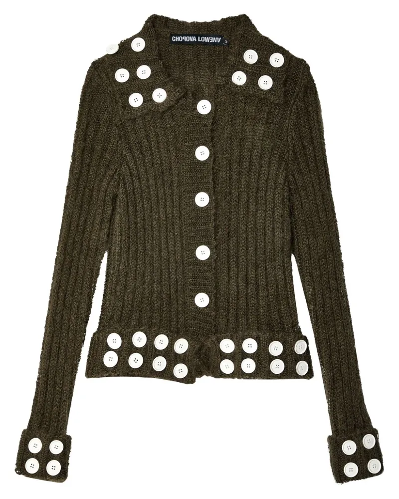 CHOPOVA LOWENA Starboard Cardigan - Grau Grau