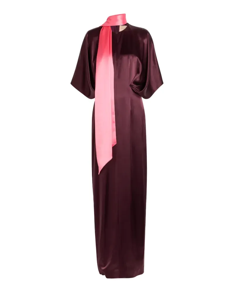 Roksanda Ilincic Sami Maxikleid mit Schaldetail - Rot Rot