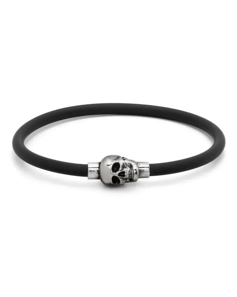 Alexander McQueen Armband mit Totenkopf-Verschluss - Schwarz Schwarz