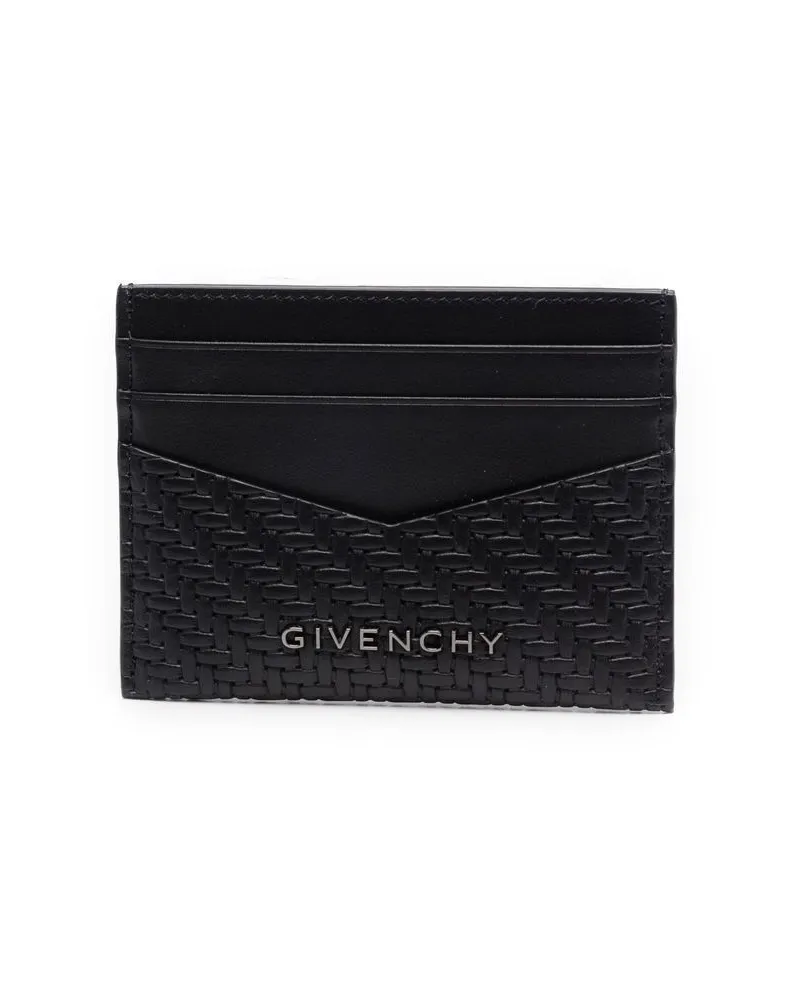Givenchy Kartenetui mit Logo-Schild - Schwarz Schwarz