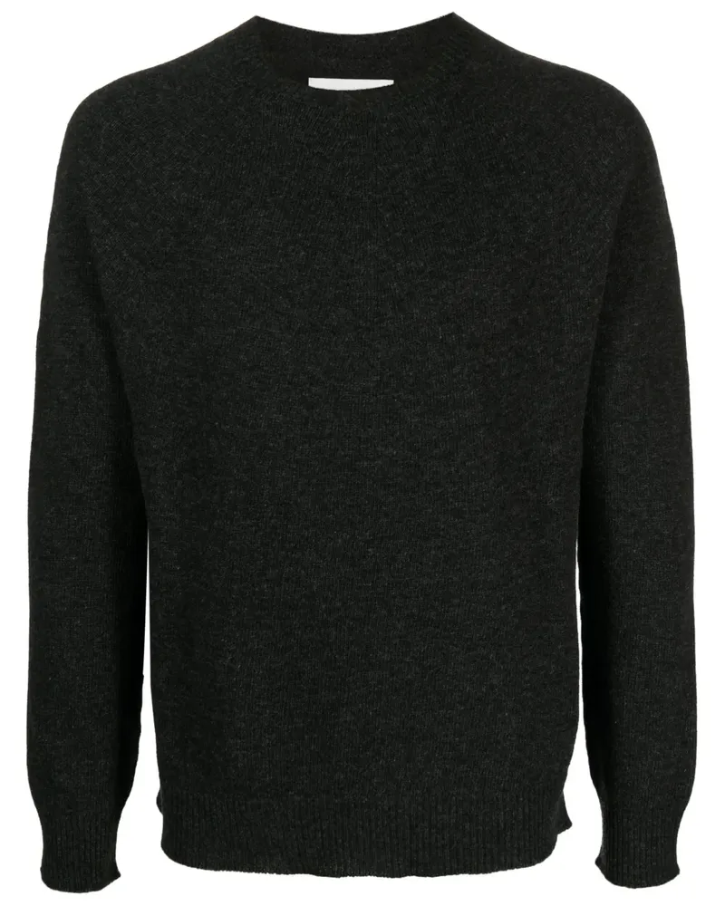 Jil Sander Fein gestrickter Pullover - Grau Grau