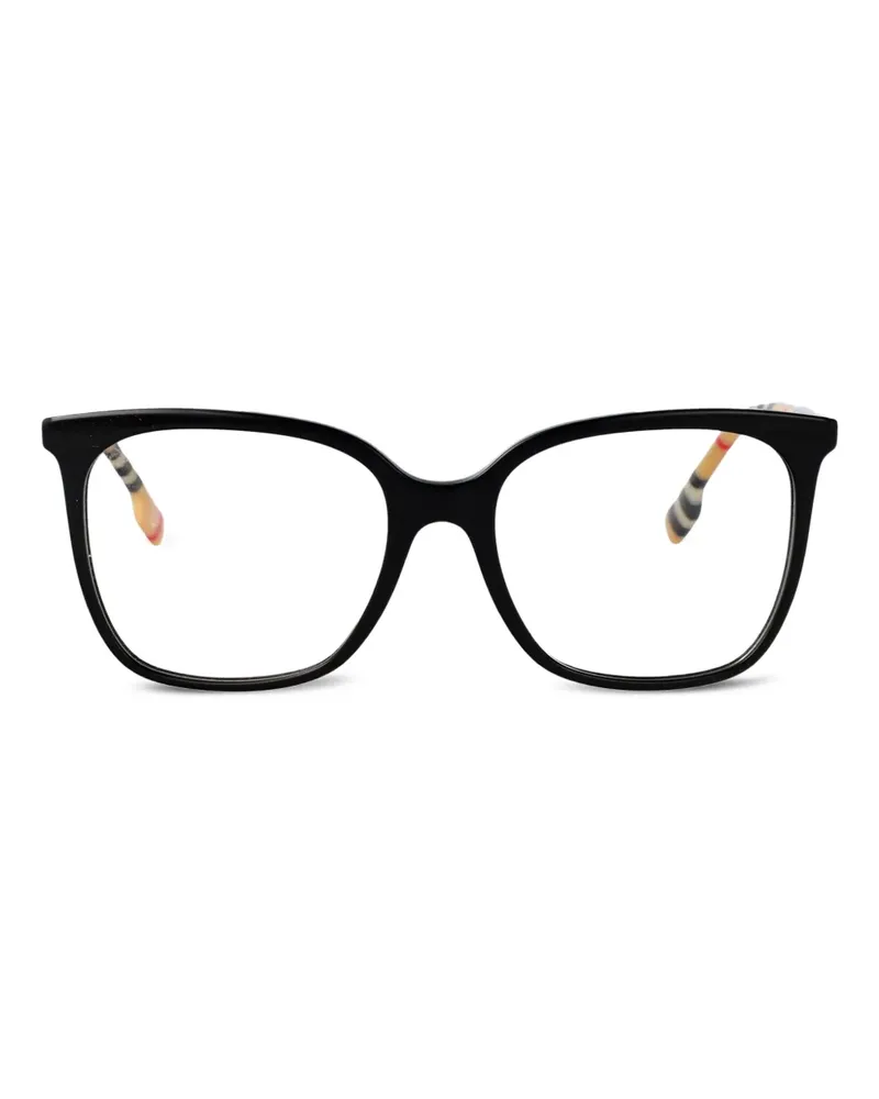 Burberry Louise Brille mit eckigem Gestell - Schwarz Schwarz