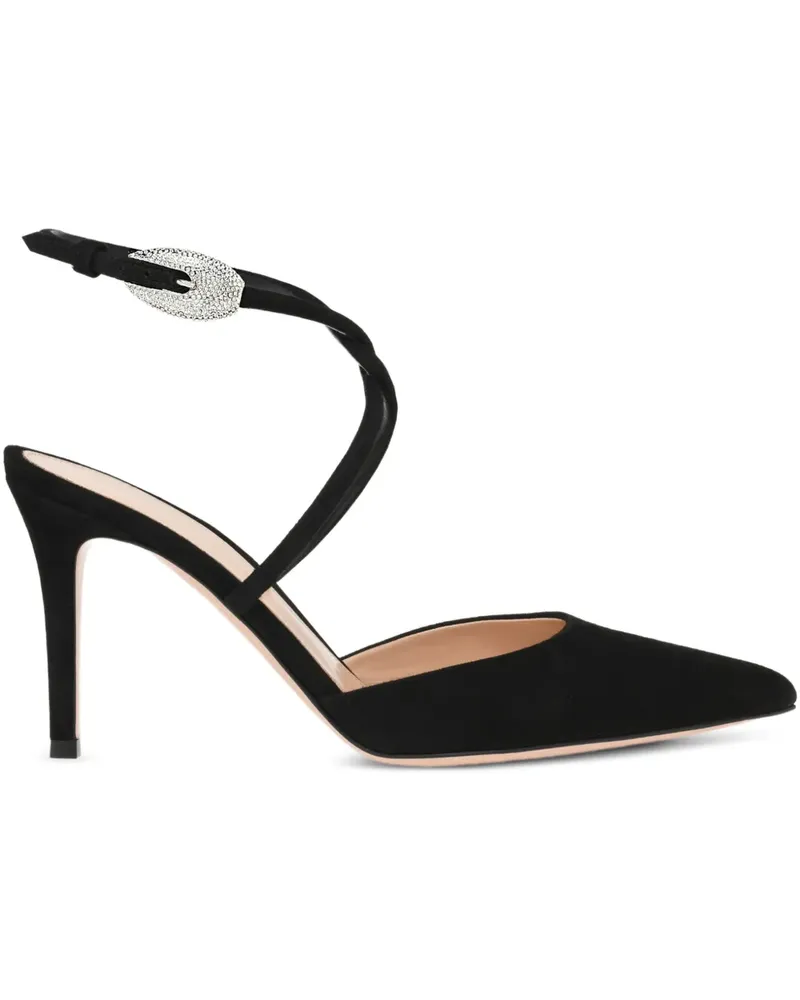 Gianvito Rossi Jungle Mamba Slingback-Pumps 85mm - Schwarz Schwarz