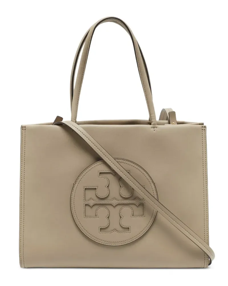 Tory Burch Kleine Ella Tote Bag mit Logo-Patch - Nude Nude
