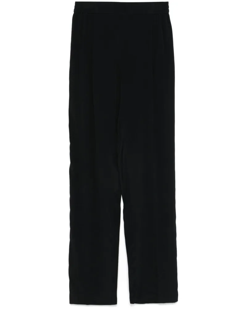 N° 21 Hose mit Paspelierung - Schwarz Schwarz