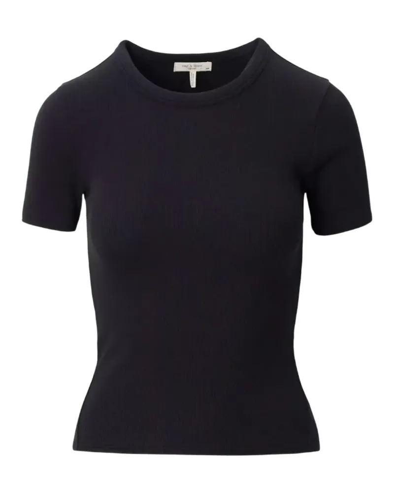 Rag & Bone Essential ribbed T-shirt - Schwarz Schwarz