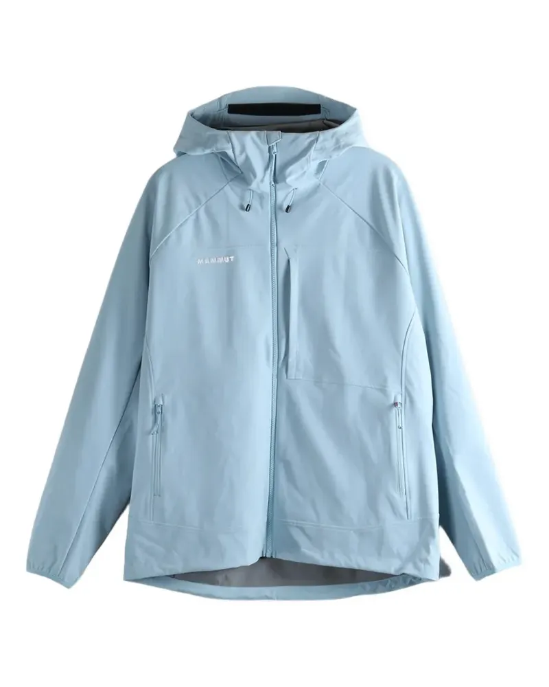 Mammut hooded raglan-sleeve jacket - Blau Blau