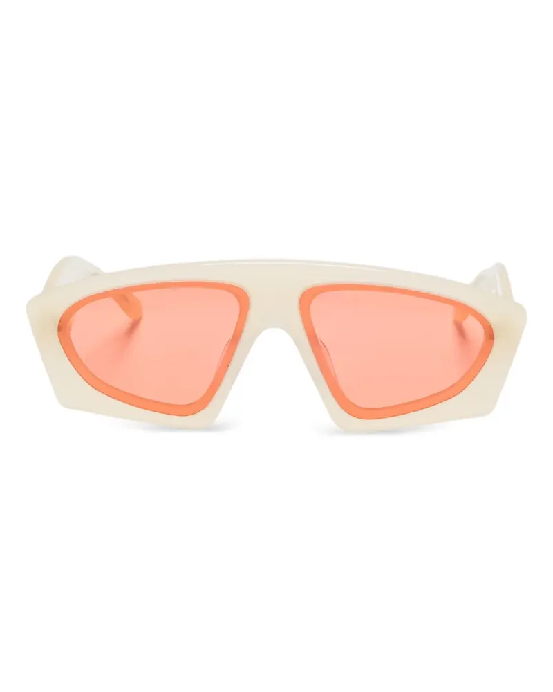 Henrik Vibskov Sonnenbrille mit geometrischem Gestell - Nude Nude